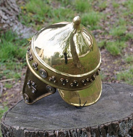 CASQUE DE FANTAISIE CELTIQUE, LAITON