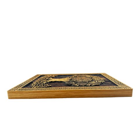 TREE OF LIFE - CELTIC, WOODEN WALL PICTURE 21X30CM
