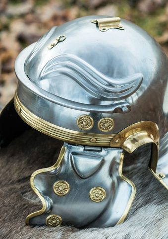 ROMAN HELMET, IMPERIAL GALLIC H, AUGSBURG-OBERHAUSEN