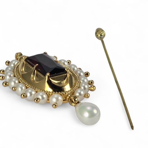 MEDIEVAL BROOCH, BURGUNDY, 15TH CENTURY