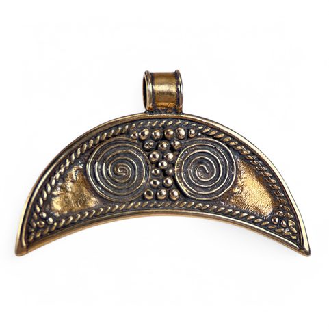 LUNULA, BRONZE PENDANT