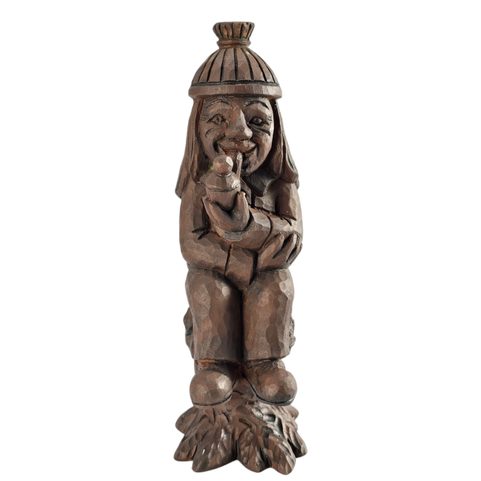 VODNÍK, FIGURE OF SLAVIC WATER SPIRIT, BROWN