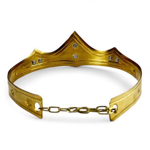 CARDIOLA, MEDIEVAL CROWN, BRASS