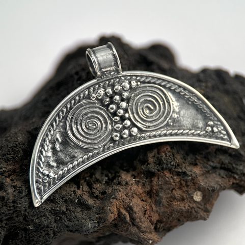 LUNULA, STERLING SILVER NECKLACE FOR WOMEN