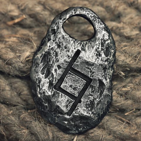 JERA, ANGLO-SAXON FUTHORC RUNE, PENDANT