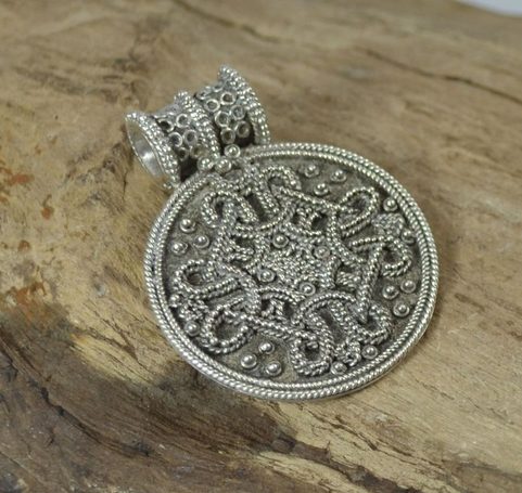 BIRKA, RÉPLIQUE DE PENDENTIF VIKING, ARGENT