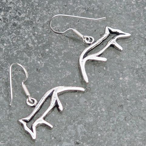 GUMPI, SÁMI WOLF, SILVER EARRINGS, AG 925/1000