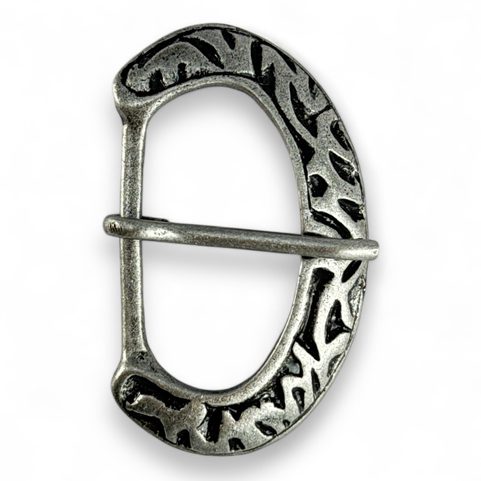 BOUCLE DE CEINTURE, DÉBUT DU MOYEN ÂGE, ZINC