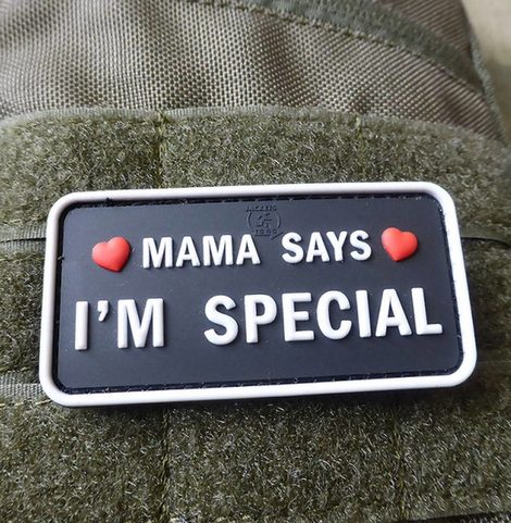 MAMA SAYS - I´M SPECIAL PATCH, SWAT 3D PATCH