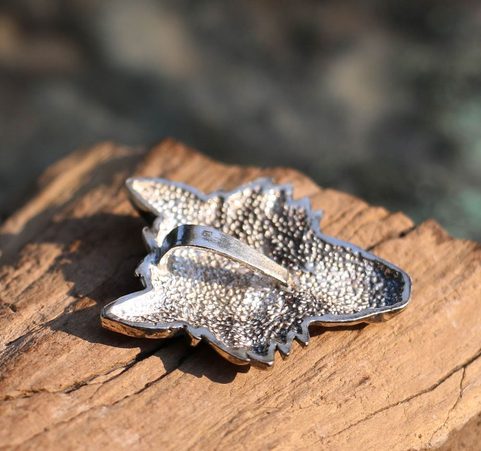 VUK, ARGENT SLAVE LOUP PENDENTIF