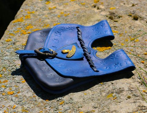 KING OTAKAR, MEDIEVAL POUCH 14TH CENTURY, BLUE