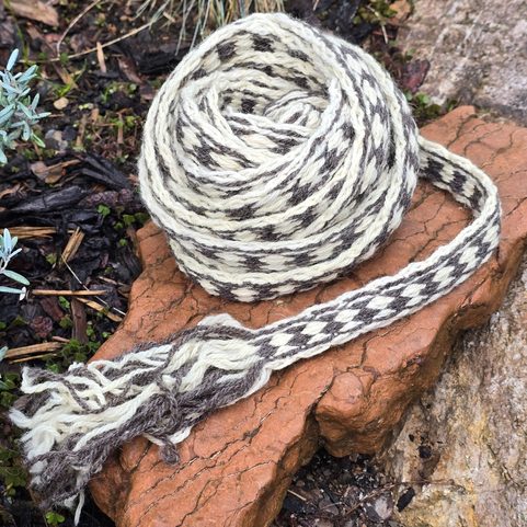 CEINTURE, TISSAGE AUX CARTES - 100 CM