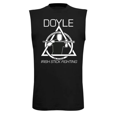 DOYLE STYLE, IRISH STICK FIGHTING, BLACK TANK TOP