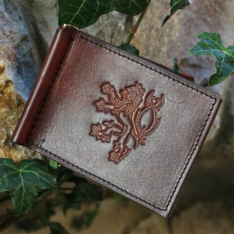 BOHÈME - LION TCHÈQUE, PORTEFEUILLE EN CUIR