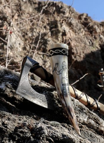 SKÅL VIKING DRINKING HORN 0.3 L