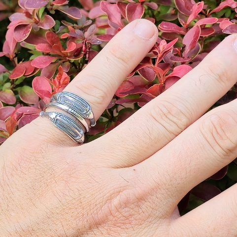 SCANDINAVIAN RING, NORDRUP - RINGSTED, DENMARK, SILVER 925/1000