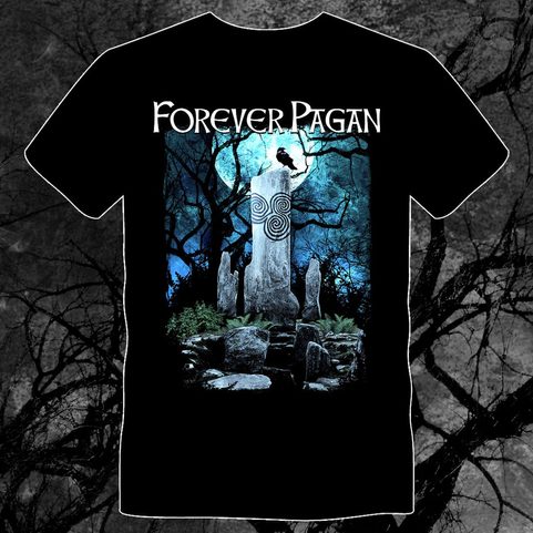 FOREVER PAGAN, HERREN-T-SHIRT FARBIG, NAAV