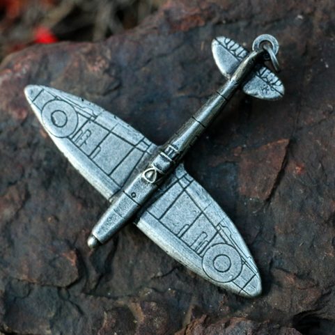 SUPERMARINE SPITFIRE, AIRCRAFT PENDANT, ZINC