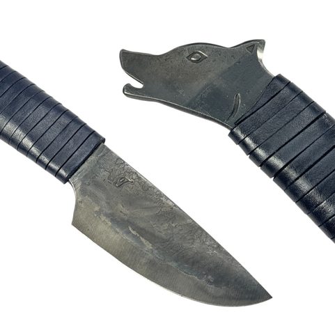 WOLF, FORGED KNIFE, BLACK