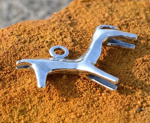 CELTIC HORSE, PENDANT, REPLICA, SILVER 925