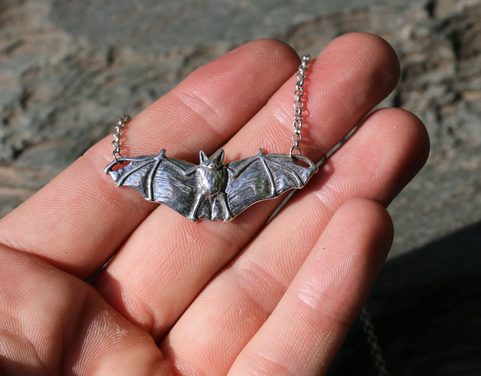 NOCTOR - CHAUVE-SOURIS, COLLIER, ARGENT