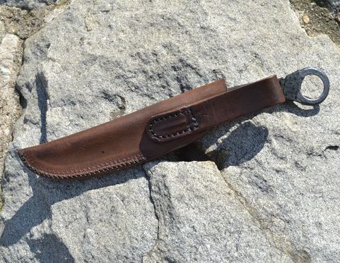 LEATHER SHEATH FOR THE LITTLE KNIFE