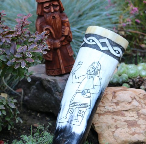 SKÅL VIKING DRINKING HORN 0.3 L