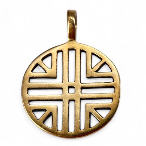 SUN SYMBOL VI, BRONZE PENDANT