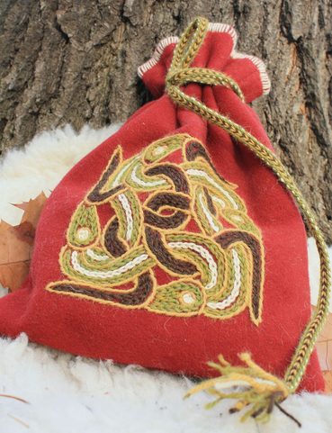 VIKING POUCH, TEXTILE, GOTLAND