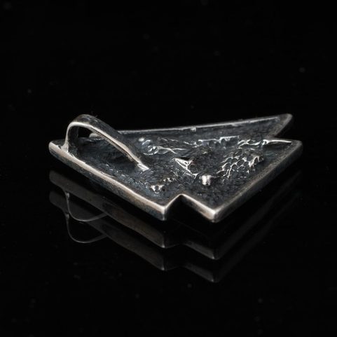 VALKNUT, SILVER VIKING PENDANT, AG 925