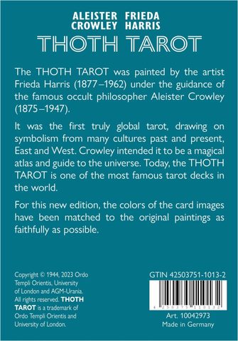 ALEISTER CROWLEY -THOTH TAROT - GB
