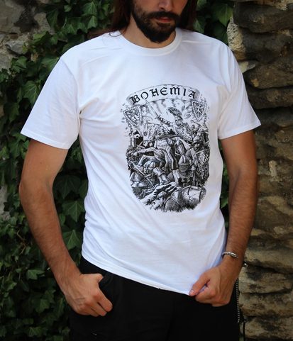 BOHEMIA, ROI PREMYSL OTAKAR II. T-SHIRT, BLANC