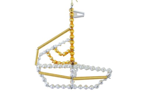 SHIP YULE DECORATION FROM BOHEMIA