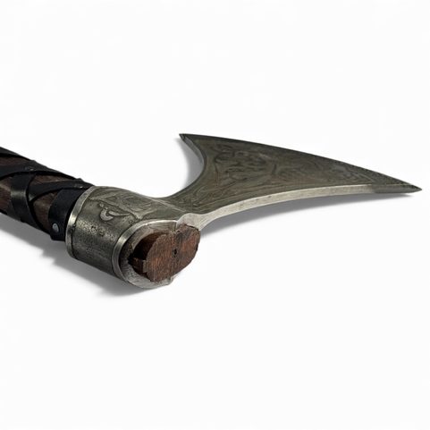 SKJALDBORG, HACHE VIKING GRAVÉE