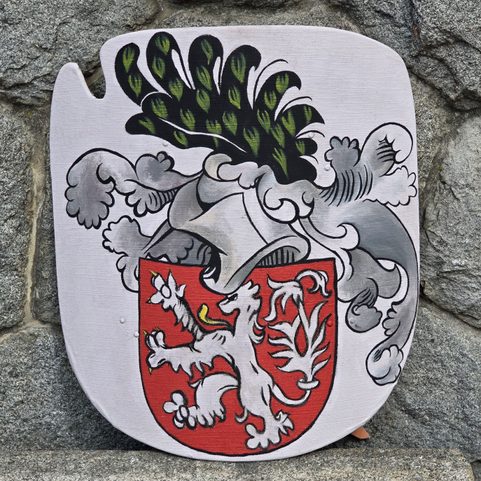 HOLZSCHILD, MITTELALTERLICHER SCHILD, TSCHECHISCHES KÖNIGREICH
