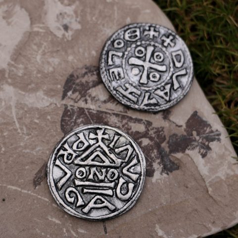 DENARIUS BOLESLAUS I, DUKE OF BOHEMIA, TIN REPLICA