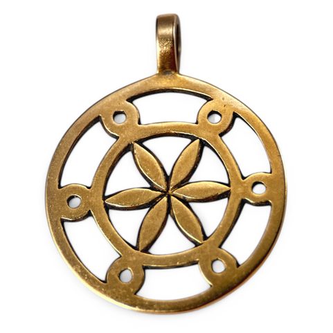 SLAVIC SUN, BRONZE PENDANT