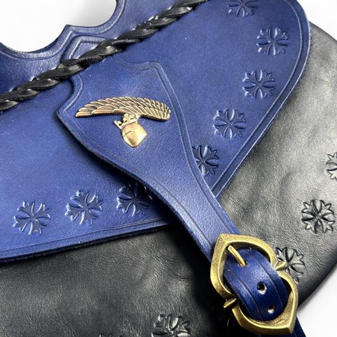KING OTAKAR, MEDIEVAL POUCH 14TH CENTURY, BLUE