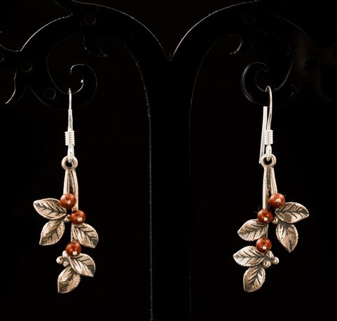 CRANBERRIES, EARRINGS, BRONZE