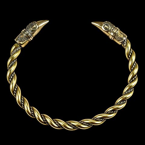 VIKING CROW BRACELET, BRONZE