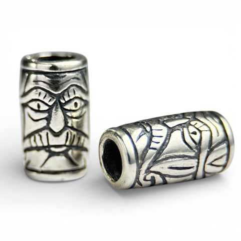 VIKING BEARD RING - GREYBEARD, SILVER