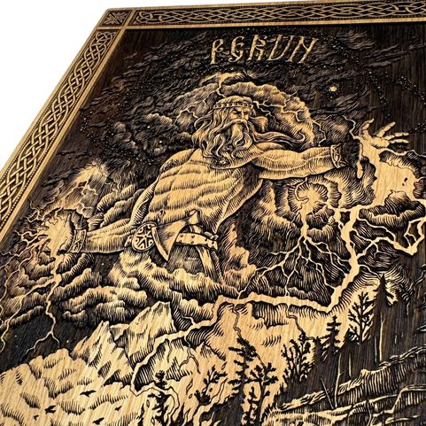 PERUN WALL DECORATION, WOOD