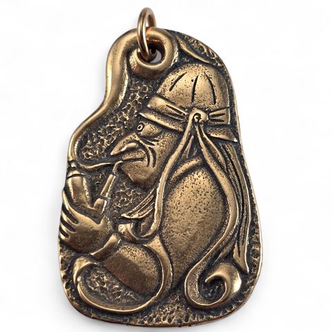WATER GOBLIN PENDANT, BRONZE