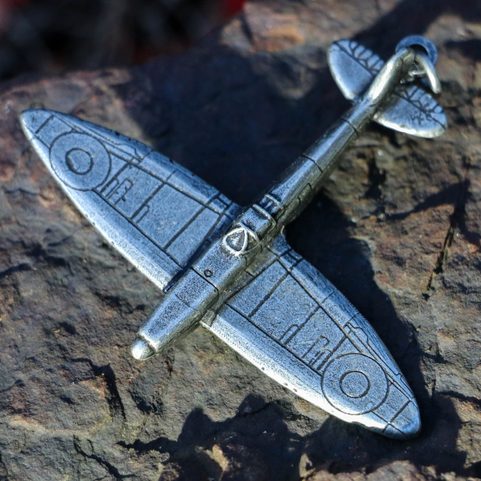 SUPERMARINE SPITFIRE, AIRCRAFT PENDANT, ZINC