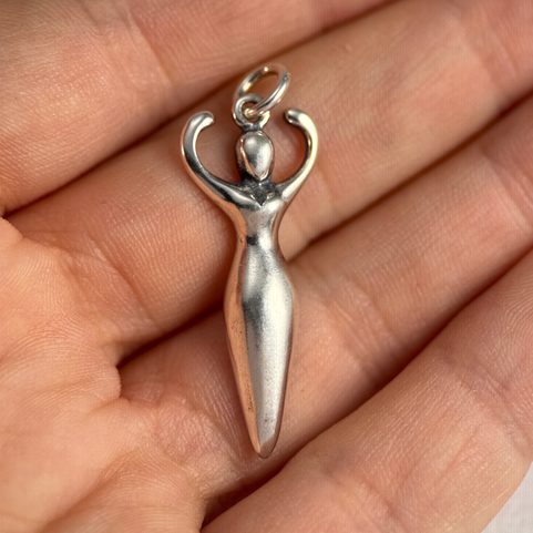 ANCIENT GODDESS, SILVER PENDANT