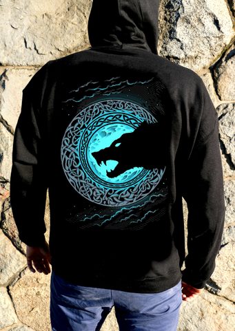 FENRIR - VIKING WOLF, HOODIE