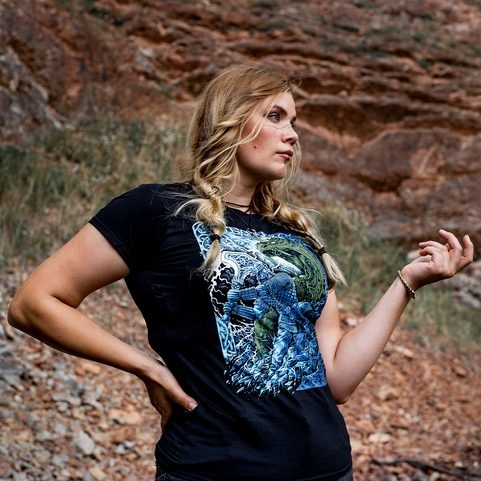 RAGNARÖK, VIKING T-SHIRT, COLORED, WOMEN'S