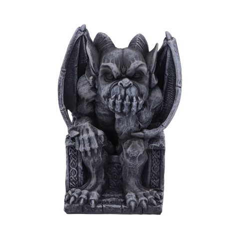 EDO DARK BLACK GROTESQUE GARGOYLE FIGURINE