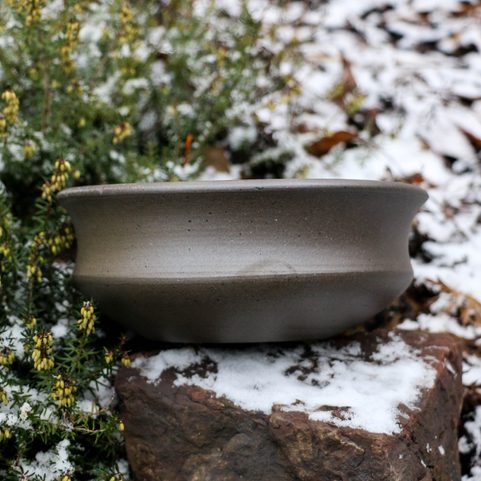 BOWL OPPIDUM STRADONICE, BOHEMIA, CELTIC GRAPHITE POTTERY, REPLICA