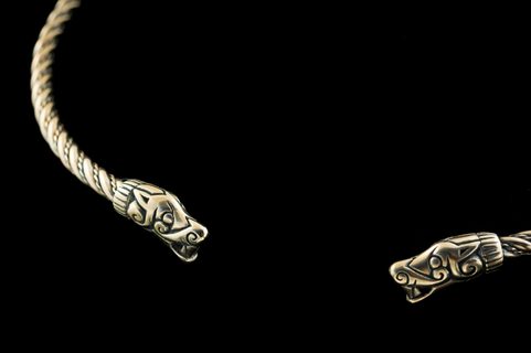 BEAST FROM GOTLAND,  VIKING TORQUES - BRONZE
